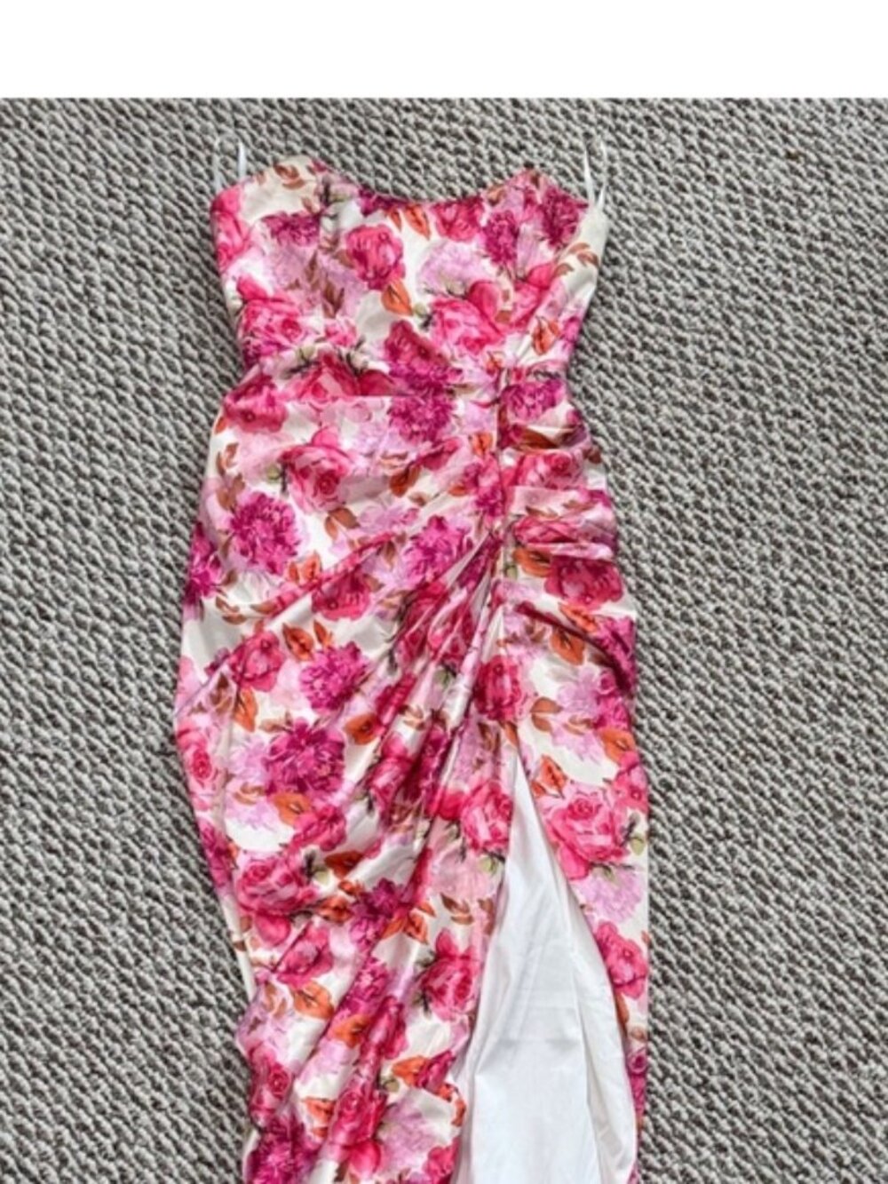 Floral Pink Mini Dress